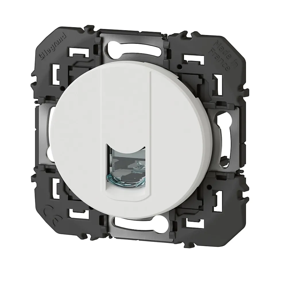 Legrand Prise Encastrable-Prise RJ45 Dooxie blanc carrée