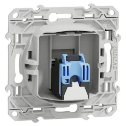 Schneider Electric Prise Encastrable-Prise RJ45 grade 3 catégorie 6 STP odace blanc