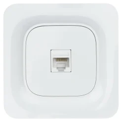 Jacobsen Prise Encastrable-Prise RJ45 éthernet Kennet blanc complet