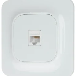 Jacobsen Prise Encastrable-Prise RJ45 éthernet Kennet blanc complet