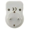 Zenitech Prise Schuko 16A + interrupteur - Blanc -