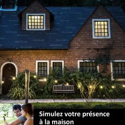Kyf Commande De L'Éclairage-2 Prises encastrées 3000W & Ports USB-A + USB-C Wifi + Suivi de consommation