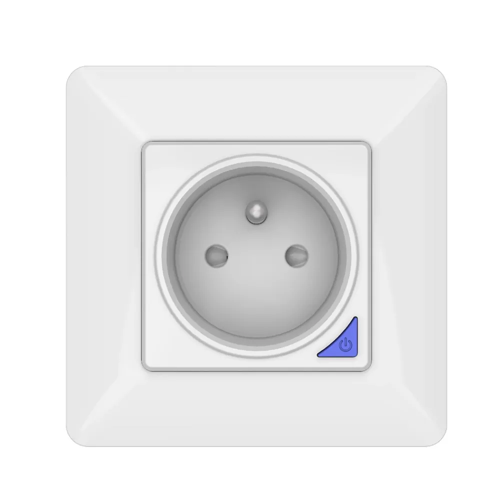 Kyf Commande De L'Éclairage-2 Prises encastrées 3000W Wifi + Suivi de consommation