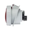 Ide Interrupteur Étanche-Prise Triphasé 32a 3p+t - 4 Broches - Encastrable Sur Coffret - étanche Ip67 -