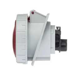 Ide Interrupteur Étanche-Prise Triphasé 32a 3p+t - 4 Broches - Encastrable Sur Coffret - étanche Ip67 -