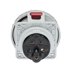 Ide Prise Tétrapolaire 32a 3p+n+t - 5 Broches - Encastrable Sur Coffret - étanche Ip67 -