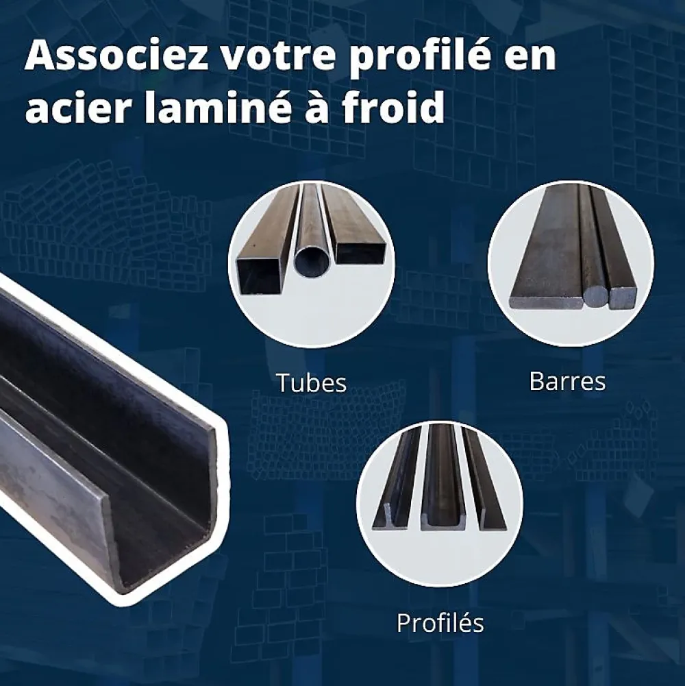 Comment Fer Profilé-Profilé acier en U 20x40x20 ep 2 mm, 1 metre -