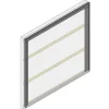 Le Profileur Français Profilé-Profil acier pour bardage et parement U XL45 noir mat L.2,3 m
