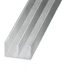 Profilé double U aluminium brut 10 x 16 x 10 mm, 2 m