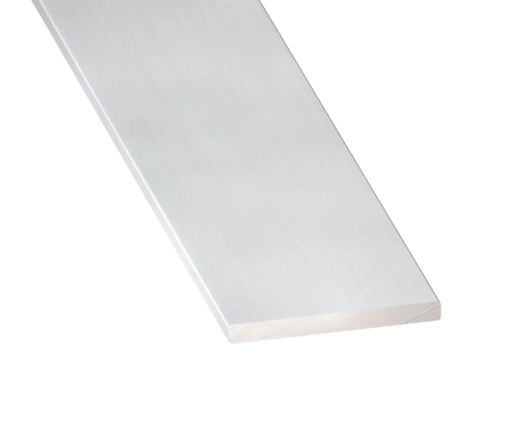 CQFD Profilé-Profilé plat aluminium anodisé 60 x 3 mm, L. 2 m