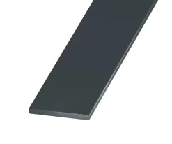 CQFD Profilé-Profilé plat aluminium laqué anthracite 30 x 2 mm, L. 2,5 m