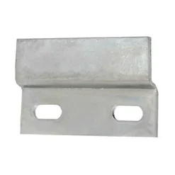 Diall 2 Profils Z simple Acier zingué 76 x 45 mm