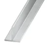 Profilé T aluminium brut 15 x 15 mm, 1 m