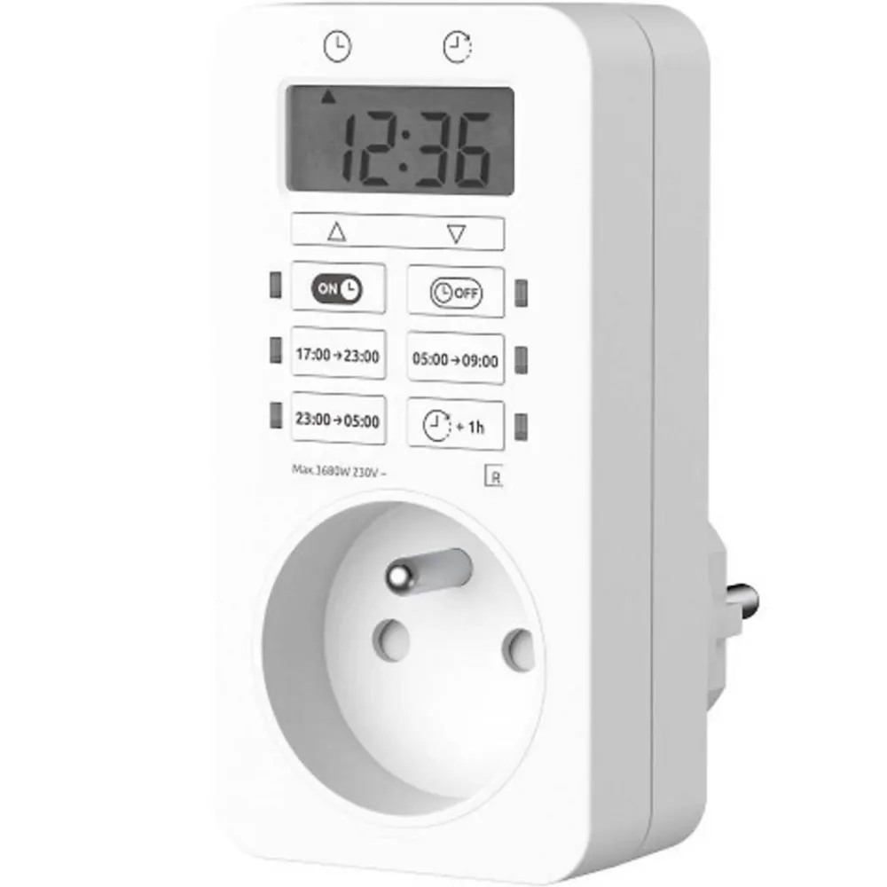 GAO Prise Programmable-Programmateur d'arrosage Easy 16A 230V