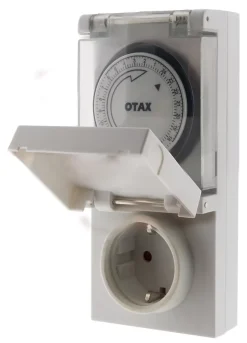 Zenitech Programmateur extérieur Schuko IP44 48 programmes -