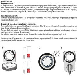 Velamp Prise Programmable-Programmateur journalier mécanique, programmes 15 minutes - 10/16A