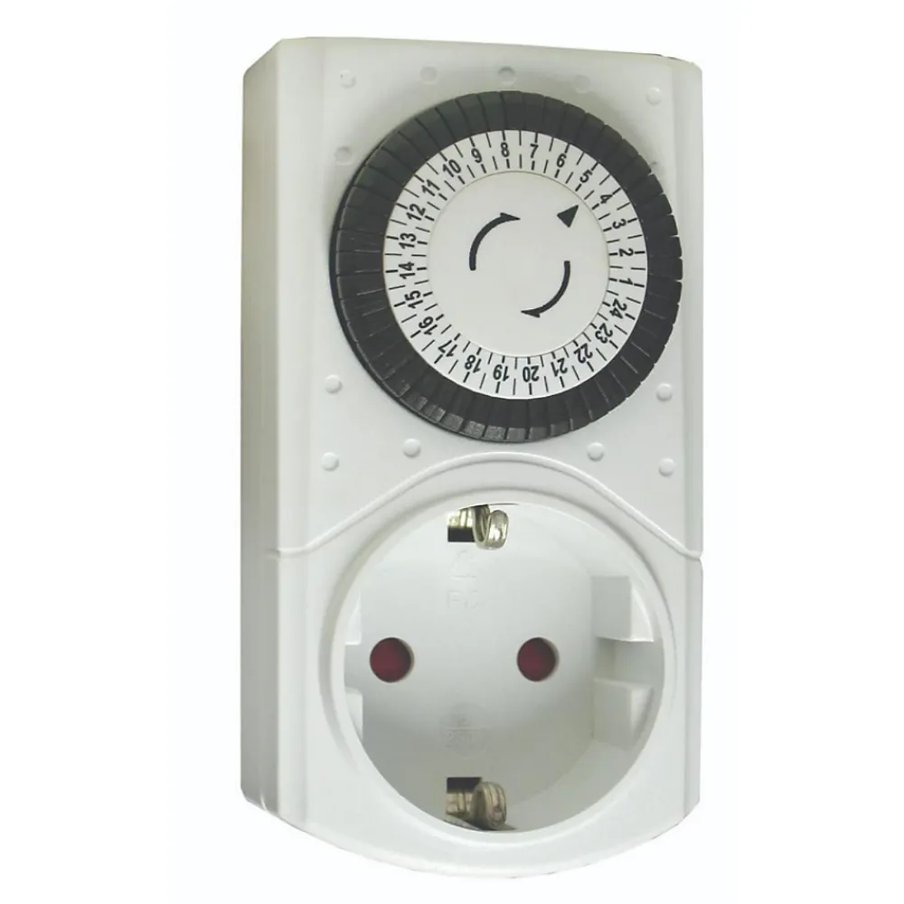 Chacon Programmateur mécanique prise Schuko -