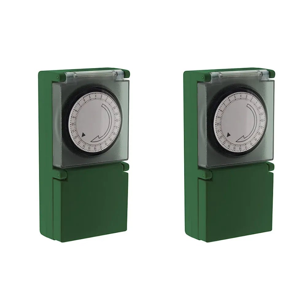 Otio 2 programmateurs jardin mécaniques étanches