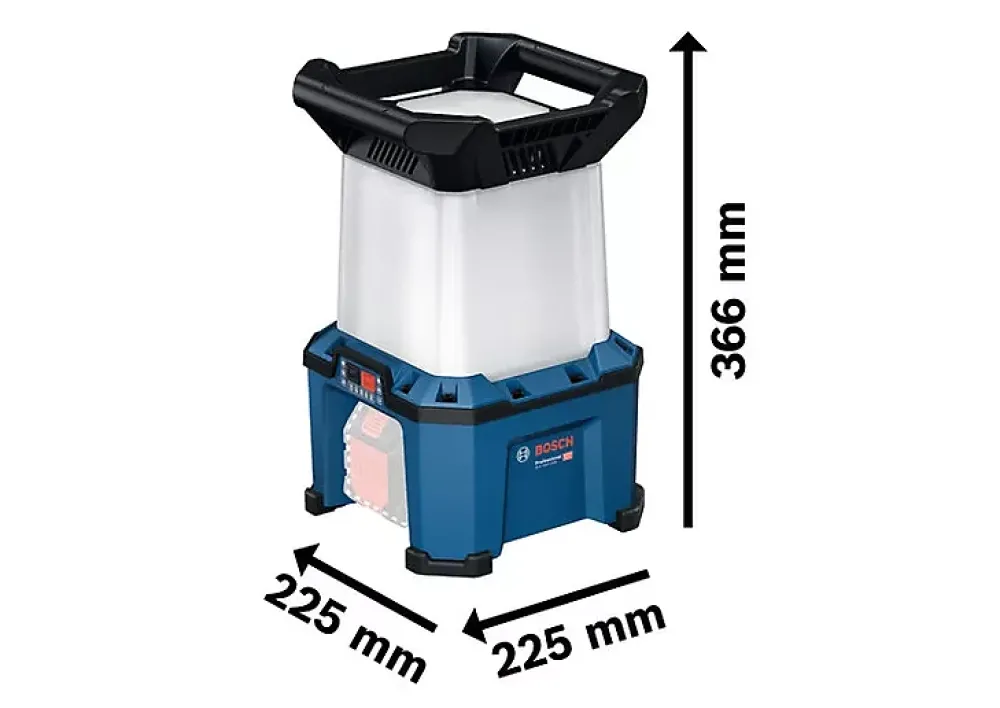 Bosch Projecteur de chantier hybride GLA 18VH-7500 7 500 lm 18V sans batterie ni chargeur 06014A5000