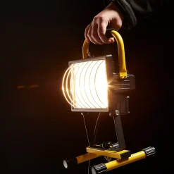 Projecteur Et Lampe De Chantier-Projecteur de chantier portable halogène 400W