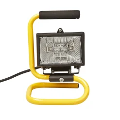 Diall Projecteur Et Lampe De Chantier-Projecteur de chantier portable halogène 120W