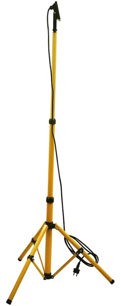 Zenitech Projecteur Et Lampe De Chantier-Projecteur LED sur trépied 1x 20W Jaune pour chantier - IP65 CE