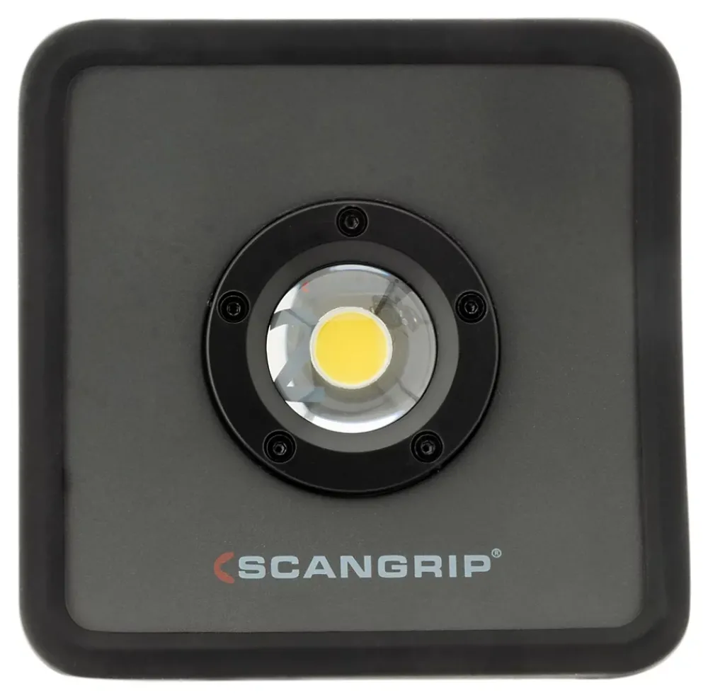SCANGRIP Projecteur NOVA R rechargeable ultra compact - jusqu'à 2000 lumens - technologie LED COB. 20H d'autonomie - Certifié IP67