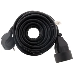 Zenitech Prolongateur 16A HO5VV-F 3G1,5mm² - noir 5m -