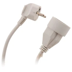 Zenitech Rallonge Électrique-Prolongateur 16A 2P+T blanc 5m
