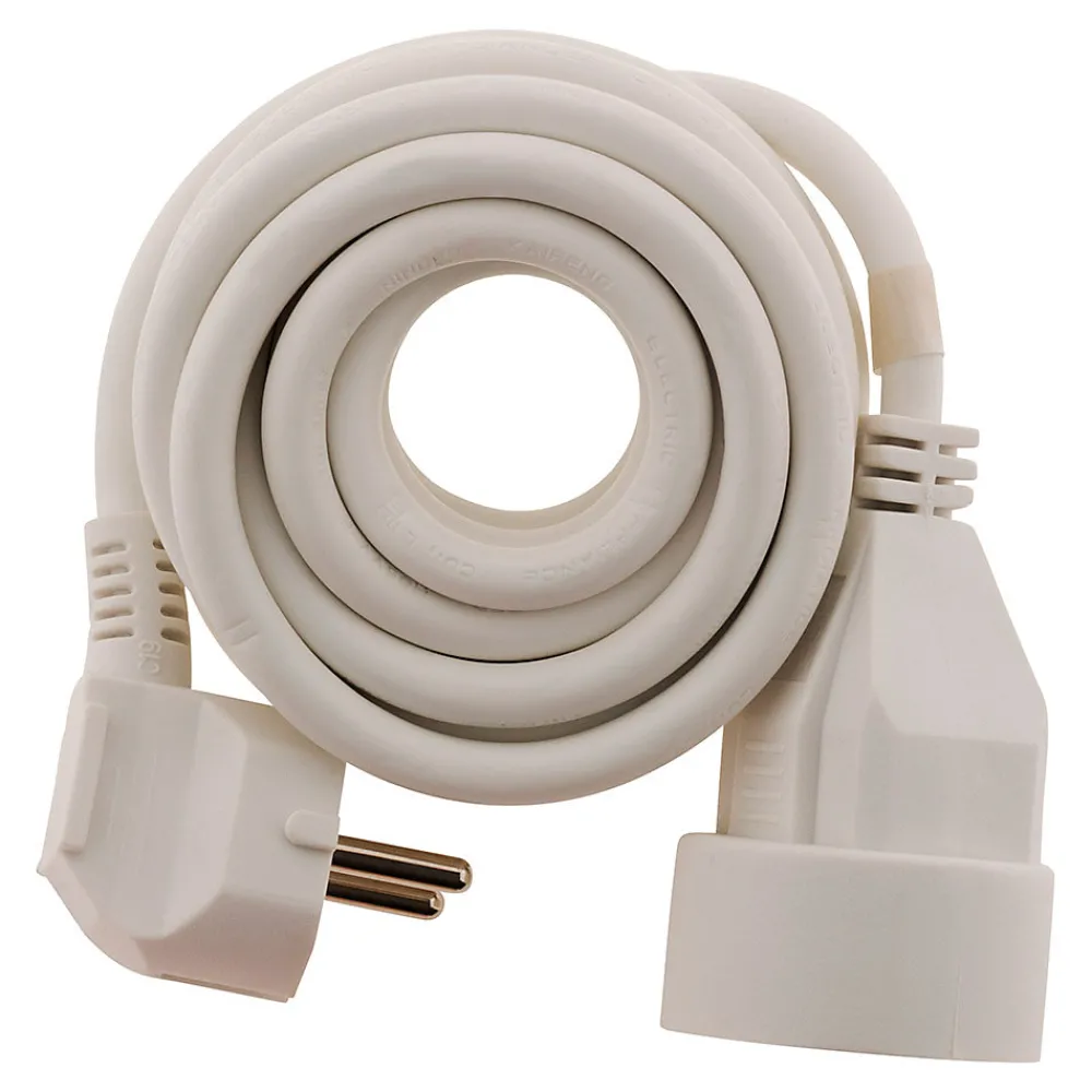 Zenitech Prolongateur 16A 2P+T blanc 3m