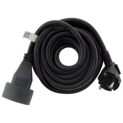 Zenitech Rallonge Électrique-Prolongateur 16A 2P+T noir 5m