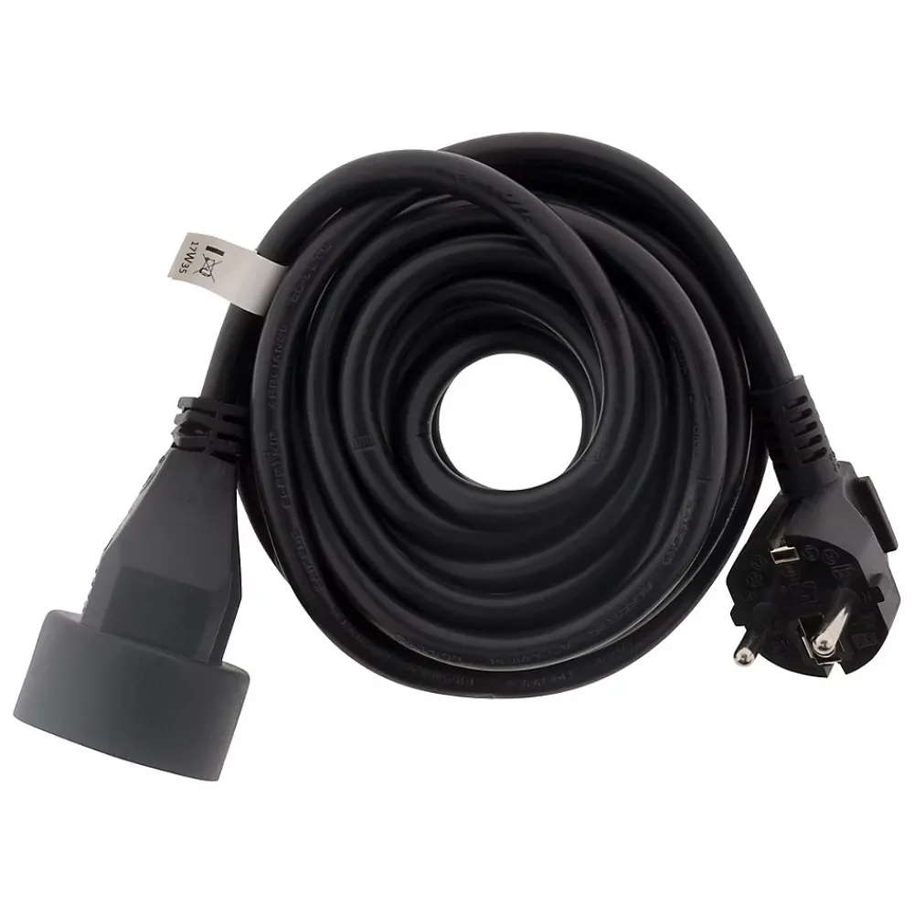Zenitech Rallonge Électrique-Prolongateur 16A 2P+T noir 5m