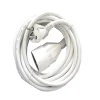 Chacon Rallonge Électrique-Prolongateur HO5VVF 3x1,5mm²- 5m - blanc -