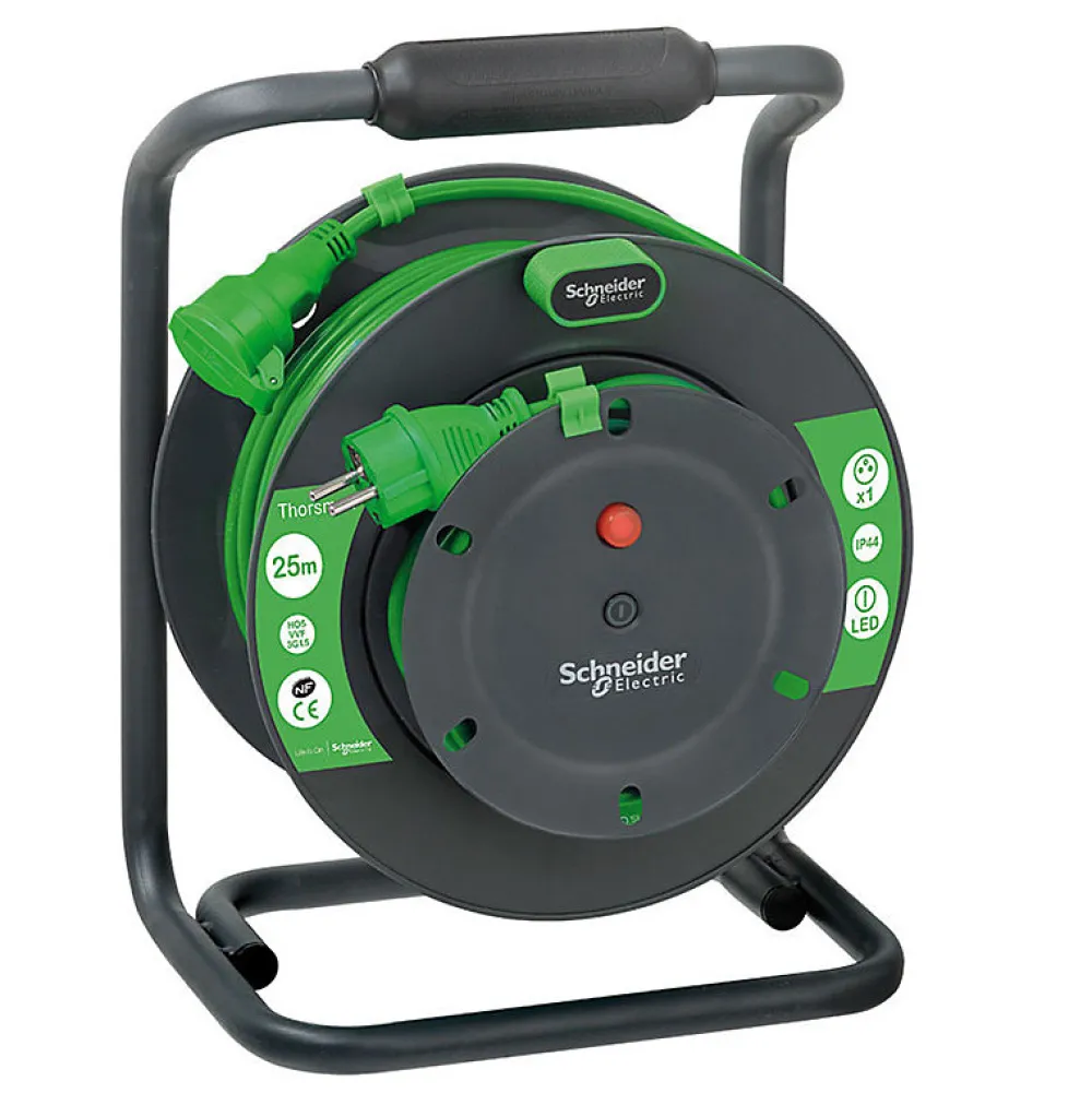 Schneider Electric Prolongateur H05VVF 25m 1 prise - Schneider
