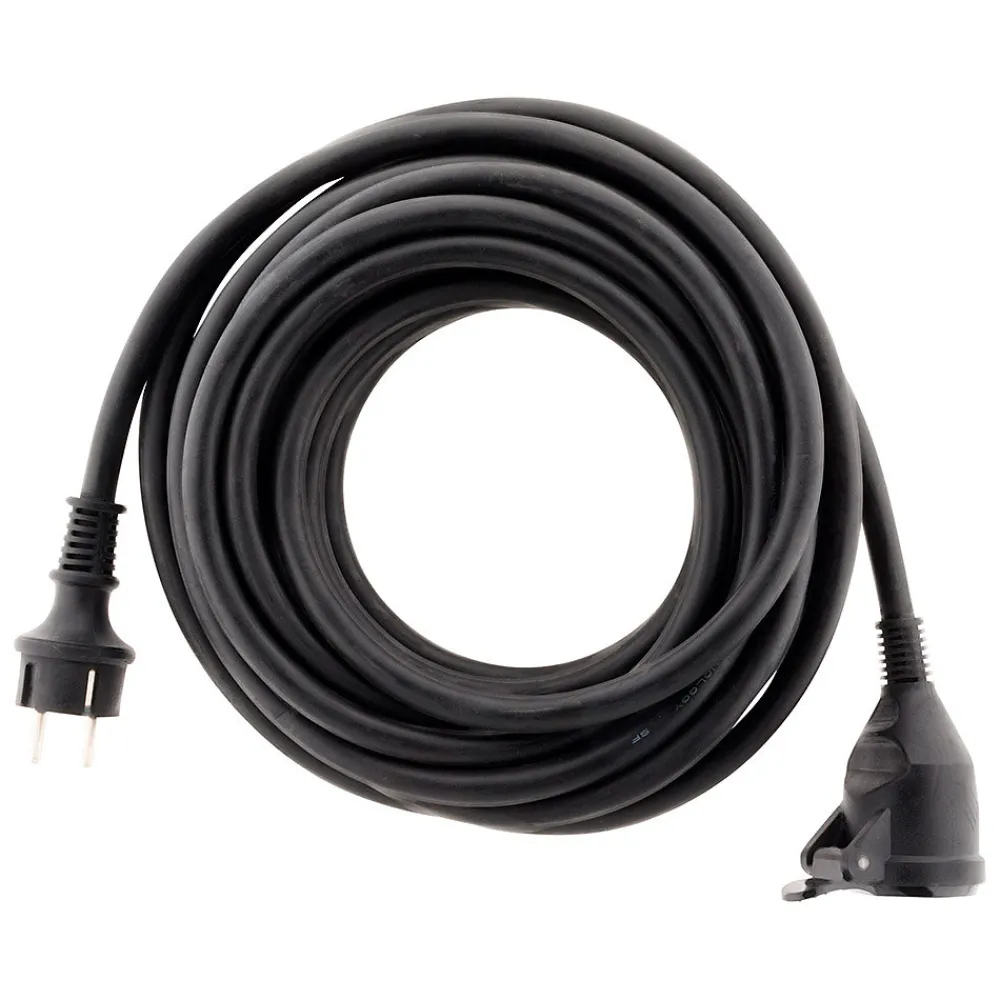Zenitech Prolongateur pour chantier HO7RN-F 16A 3G2,5mm² 10m - Noir -