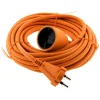Zenitech Rallonge Électrique-Prolongateur sans terre obturateur 16A 10m
