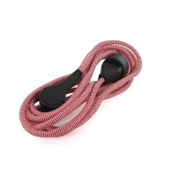Chacon Rallonge Électrique-Prolongateur Schuko fiche plate 5m rouge/blanc