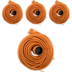 Zenitech Rallonge Électrique-4 prolongateurs sans terre 16A 40m