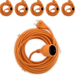 Zenitech 6 prolongateurs sans terre 16A 20m