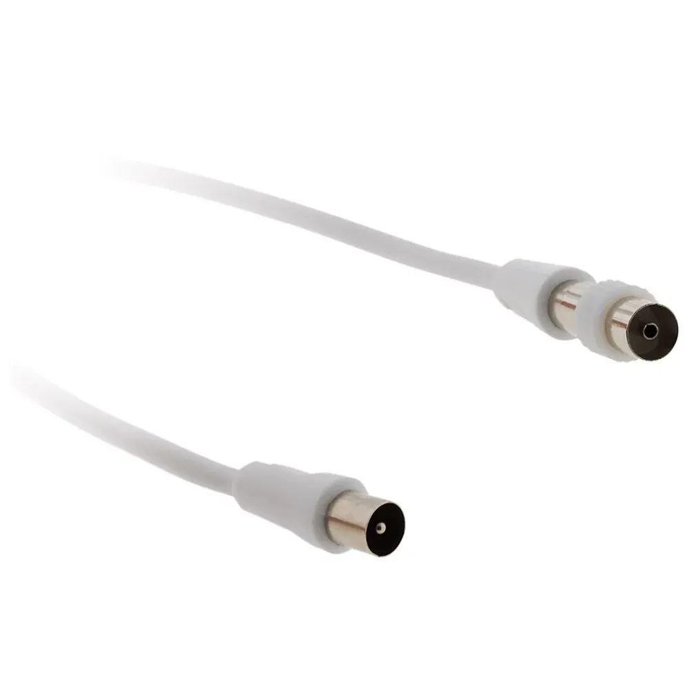 Zenitech Prolongateur TV mâle/mâle + adaptateur F/F 5m -