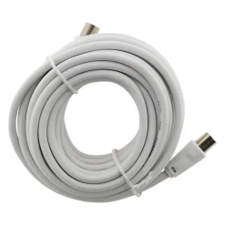 Zenitech Prolongateur TV mâle/mâle + adaptateur F/F 5m -