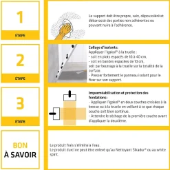 Sika Etanchéité Des Fondations-Pâte bitumineuse Igakol seau de 5 kg