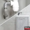 Rubson Mastic, Cartouche Joint Et Silicone-Pâte à reboucher Salle de bain Saine Stop fuite 64g