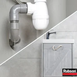 Rubson Mastic, Cartouche Joint Et Silicone-Pâte à reboucher Salle de bain Saine Stop fuite 64g