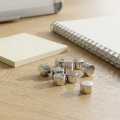 Diall Punaise magnétique Ø.9 Chrome vendue par 6 pièces