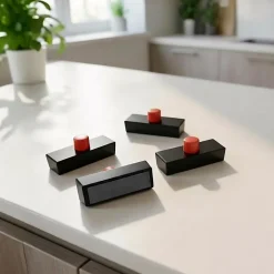 Diall Punaise magnétique noire vendue par 30 pièces