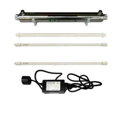 Realco Station De Filtration-Purificateur eau UV 25W 6 GPM acier inoxydable Realgoal