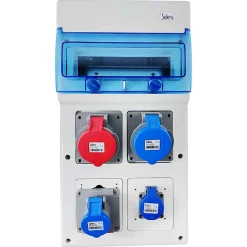 Solera 1311pv4 Coffret étanche Ip65 Pour 4 Prises électriques à Composer - 11 Modules - Indubox