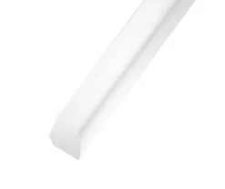 CQFD Quart de rond PVC blanc 12 x 12 mm, 2,5 m