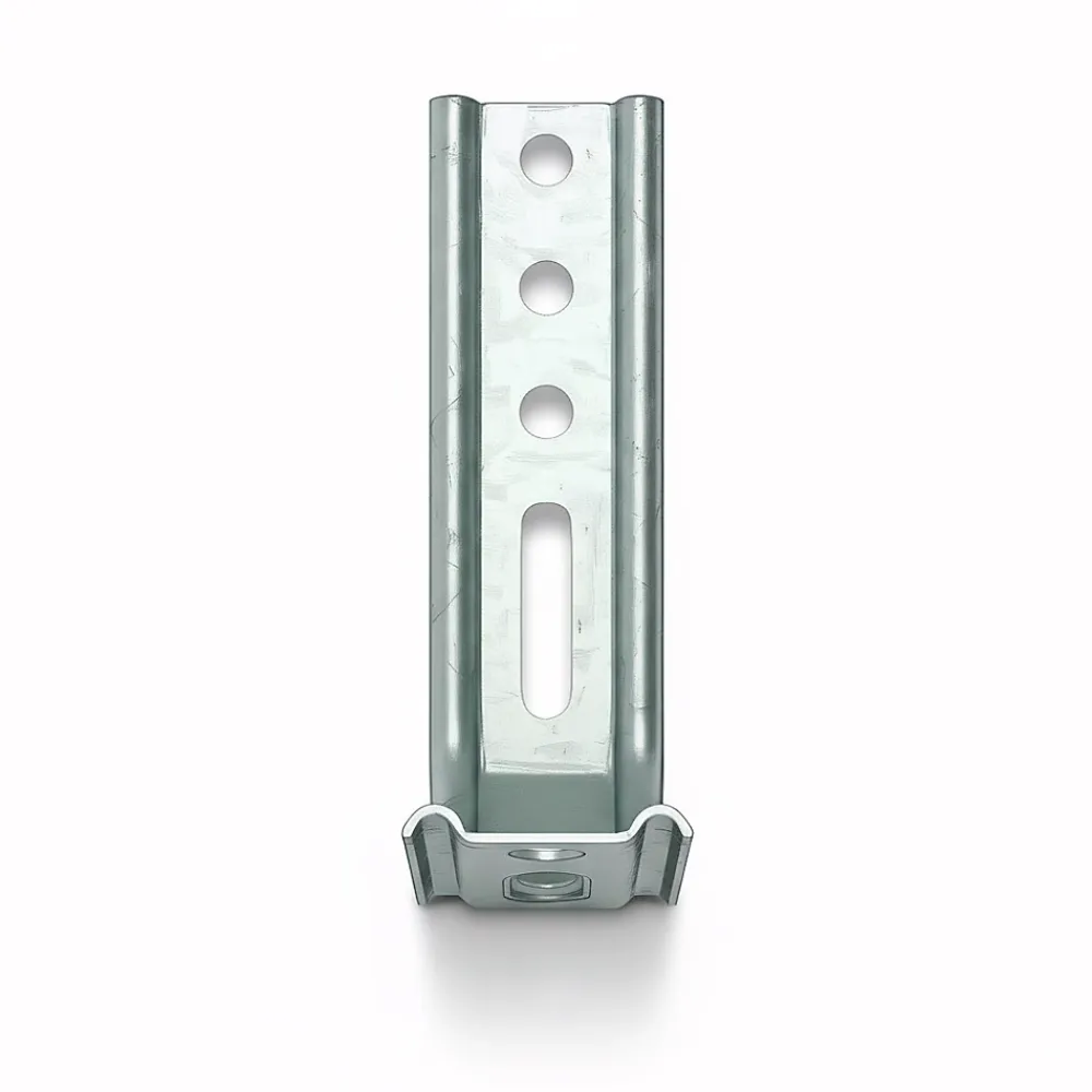 Afbat Ferrure-Équerre de fixation nervurée 3 pans 70 x 160 mm